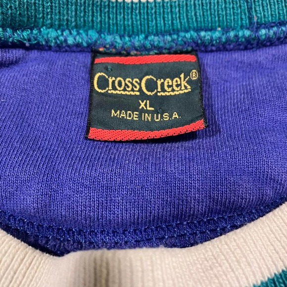 Vintage 90s Cross Creek Crewneck Sweater Made in USA - Picture 3 of 6